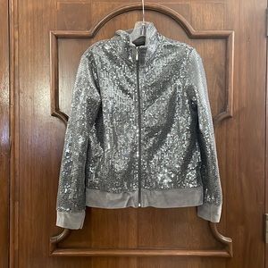 Silver Sequin Jacket